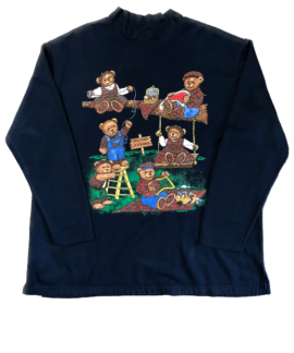 Bluza Vintage Misie 90s